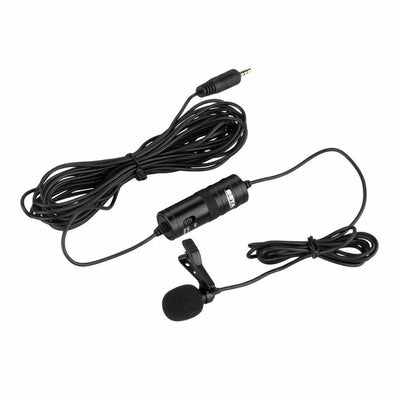 BOYA BY-M1 3.5 mm Lavalier Microphone for Smartphone and Cameras with Mic Port
