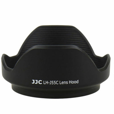JJC LH-J55C Black Lens Hood for Olympus M.Zuiko Digital ED 12-50mm 1:3.5-6.3 EZ