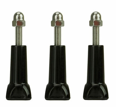 JJC GP-J14 3 x Long Thumb Knob Screw Replacment Bolts for GoPro 4/3+/3/2/1