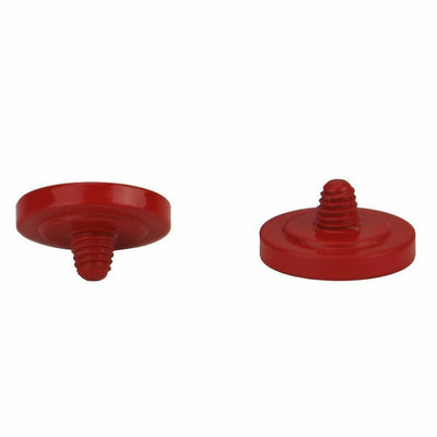 JJC SRB-C11R Red 11mm Metal Soft Shutter Release Button with Concave Surface