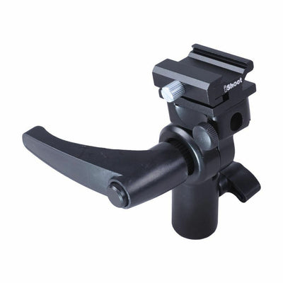 iShoot IS-B Metal Tilt Swivel Flash Holder for Light Stand Umbrella 8.5mm Hole