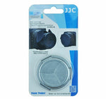 JJC Silver Auto Lens Cap Panasonic LUMIX DMC-LX100 LEICA D-LUX DMW-LFAC1