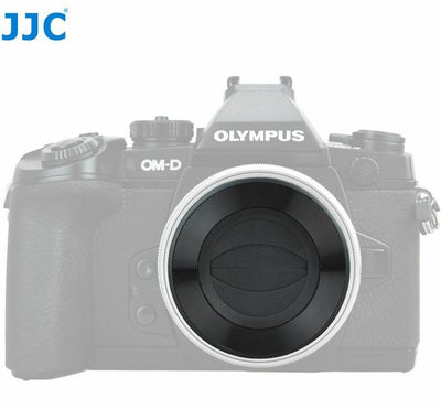 JJC Auto Open Close Lens Cap Z-O14-42 M.Zuiko Digital Lumix G Vario Black