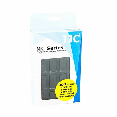 JJC MC-3 Memory Card Case for 4 x CF, 4 x SD, 4 x XD, 4 x MemoryStick Pro Duo