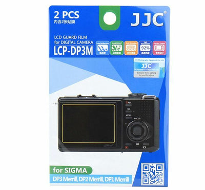 JJC LCP-DP3M LCD Screen Protector Guard Film Cover for SIGMA DP3/DP2/DP1 Merrill
