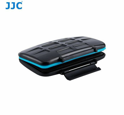 JJC Black Hard Memory Card Case for Nintendo Switch Game Card*8+Micro SD Card*8