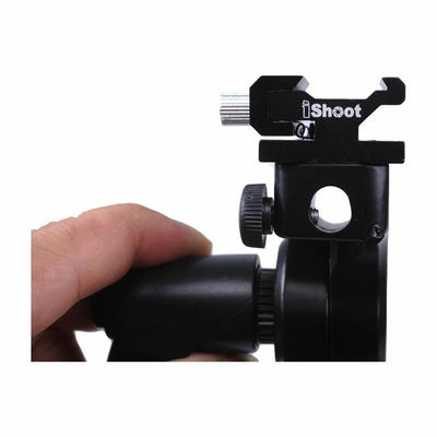 iShoot IS-B Metal Tilt Swivel Flash Holder for Light Stand Umbrella 8.5mm Hole