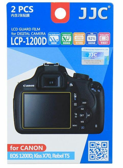JJC LCP-1200D LCD Film Camera Screen Display Protector for CANON EOS 1200D T5