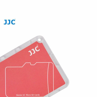 MCH-MSD10 Credit Card Size Memory Card Holder Hard Case for 10x Micro SD -Red
