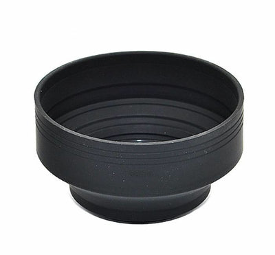 JJC LS-58S 58mm Universal 3-in-1 Collapsible Silicone Lens Hood