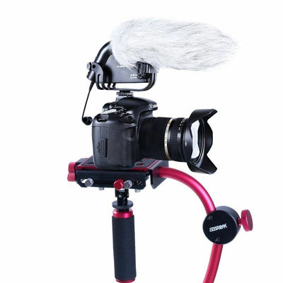 Boya BY-VM190P Shotgun Microphone Pro with Cold Shoe + 3.5mm Audio for Camera