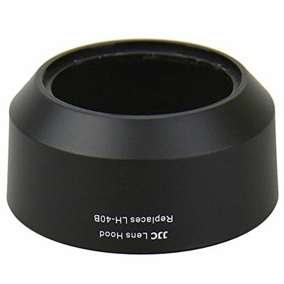 JJC LENS HOOD SHADE FOR OLYMPUS M.ZUIKO DIGITAL 45mm 1:1.8 BLACK AS LH-40B