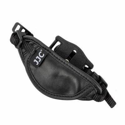 JJC HS-A Leather Hand Strap with Camera Wheel & 1/4'' Thread Tripod Socket