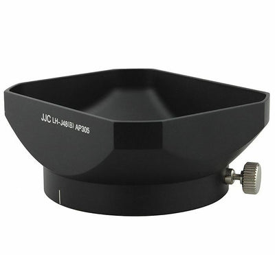 JJC LH-J48 Black Metal Lens Hood for Olympus M.ZUIKO DIGITAL ED 12mm 1:2.0 Lens