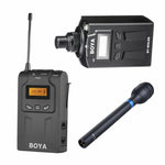 Boya BY-WM6R + BY-WXLR8 + BY-HM100 Kit Wireless Microphone Audio System