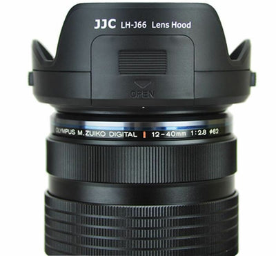 JJC Lens Hood Olympus M. Zuiko Digital ED 12-40mm f/2.8 PRO Lens replace LH-66
