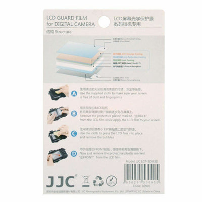 JJC LCP-5DM3II LCD Film Camera Screen Display Protector for Canon 5D Mark 3 III