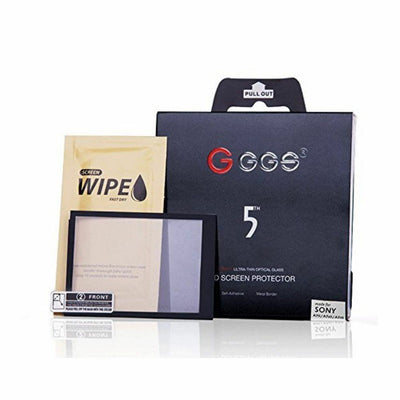 GGS 5th Gen Temper Glass Screen Protector for Sony A7 2,A7R 2,A7S 2,A77 2,A99 2