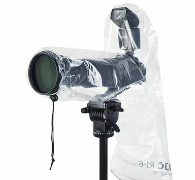 JJC RI-6 2PCS 18"x7" Waterproof Rain Cover Protector Camera with Lens & Flash