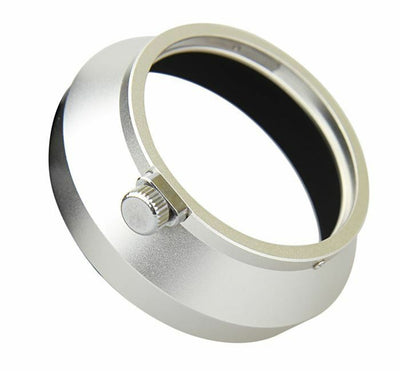 LH-J48B Professional Lens Hood for Olympus 17mm 1.8 White Zuiko Lenses Silver