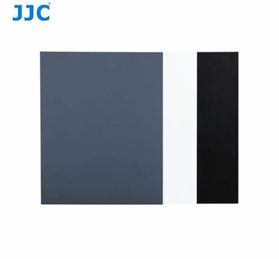 JJC Digital Grey Card White Black 18% Gray Color White Balance with Storage Bag