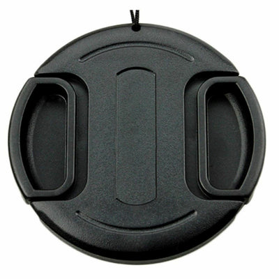 82mm Snap On/Clip on Lens Cap Protection Cover with Keeper for Canon Nikon