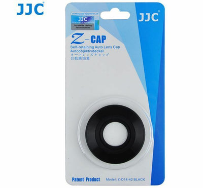 JJC Auto Open Close Lens Cap Z-O14-42 M.Zuiko Digital Lumix G Vario Black