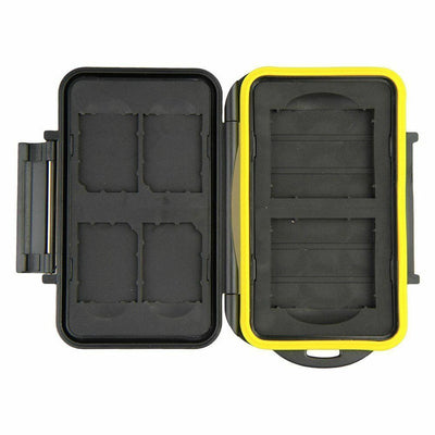 JJC MC-SD/CF6 Water Resistant Anti shock Memory Card Case for 4 SD & 2 CF cards