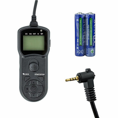 JJC TM-D Timer Remote Control for Panasonic Lumix DMC-FZ30 FZ200 DMW-RS1 RSL1