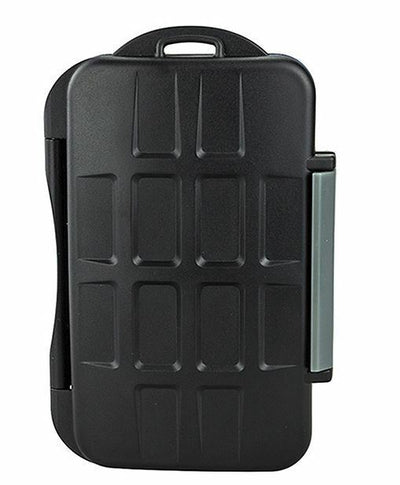 JJC MC-5 Waterproof Memory Card Case Holder Hard Storage 4CF 2XD 2Micro SD Cards