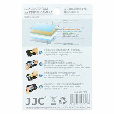 JJC GSP-A7II Optical Glass LCD Screen Cover for Sony A9, A7 RII, A7 II, A7S II