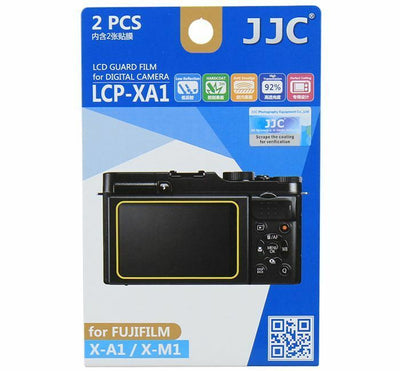 JJC LCP-XA1 2PCS LCD Guard Film Screen Display Protector FUJIFILM X-A1 X-M1