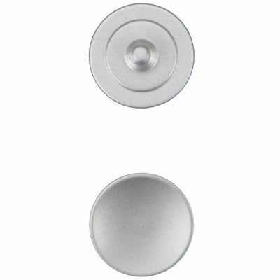 JJC SRB-C11S Silver Metal Soft Shutter Release Button with Concave Surface