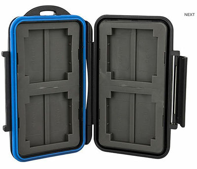 JJC Waterproof Extremely tough Memory Card Case MC-1 for 4 CF cards 8 MS Pro DUO