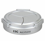 JJC Silver Auto Lens Cap PANASONIC Lumix G Vario HD 12-32mm Lens