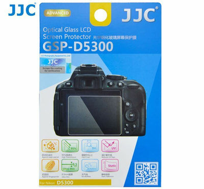 JJC GSP-D5300 Thin Optica Glass LCD Screen Cover Protector for Nikon D5600 D5500
