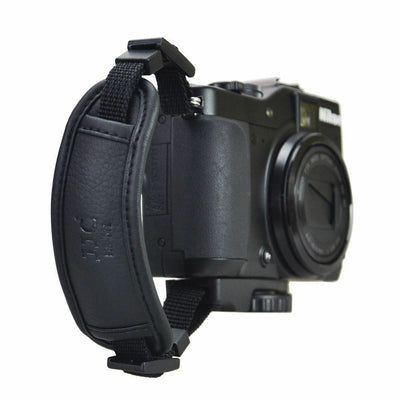 JJC HS-M1 Microfiber PU Leather Camera Hand Strap for SLR and Mirrorless Cameras