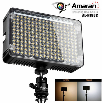 Aputure Amaran AL-H198C CRI95+ Amaran 198 LED Video Light On Camera LED Light