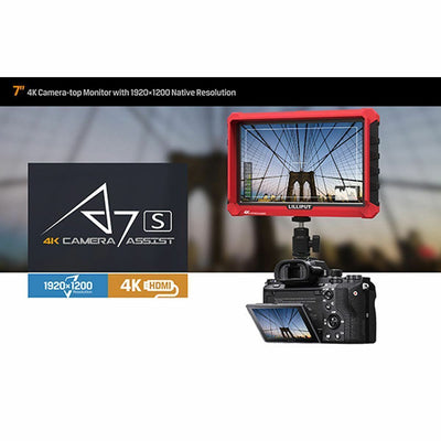 Lilliput A7S 7-inch HDMI IPS Full HD On Camera Field Monitor for Video Filming