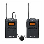 BOYA BY-WM6 Pro UHF Wireless Lav Microphone System for ENG/EFP DSLR/Cam/Gopro