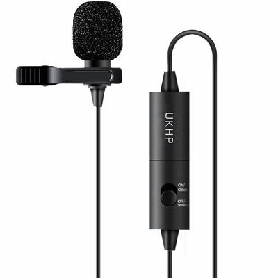 Lavalier Hands Free Clip-on Mic with Omnidirectional Condenser for DSL,Phone,PC