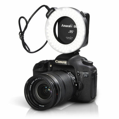 Aputure AHL-HC100 Amaran Halo CRI 95+ LED Macro Ring Flash Light for Canon DSLR