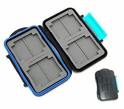 JJC Anti-shock Water-resistant Holder Storage Memory Card Case For 4CF 8SD MC-2