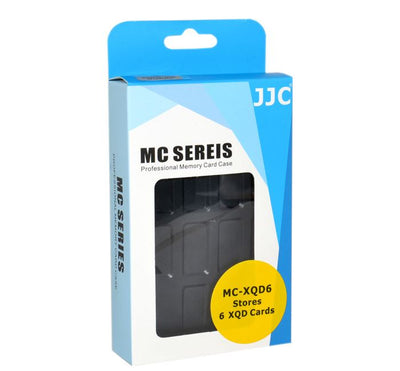 JJC MC-XQD6 Water-Resistant Anti-shock Memory Card Case for 6 x XQD Cards